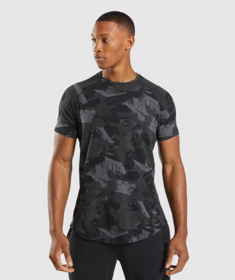 Men's Gymshark Bold T-Shirts Camo | CA D1N835